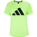 Camiseta Feminina adidas Manga Curta Run It VERDE CLARO