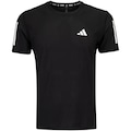 Camiseta Masculina adidas Manga Curta Own The Run Base PRETO