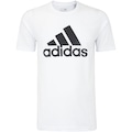 Camiseta Masculina adidas Manga Curta Big Logo BRANCO/PRETO