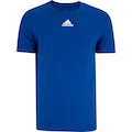 Opção de cor AZUL de Camiseta Masculina adidas Manga Curta Small Logo