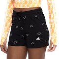 Short Feminino adidas Monograma PRETO