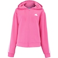 Jaqueta Feminina adidas com Capuz Future Icon ROSA/BRANCO