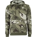 Blusão de Moletom Masculino adidas com Capuz Camuflado VERDE ESCURO