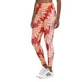 Calça Legging Feminina adidas Farm VERMELHO/AMARELO