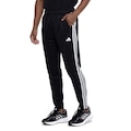 Calça Masculina adidas Training Essentials 3 Listras PRETO/BRANCO
