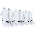 Kit de Meia adidas Cano Baixo 3 Pares Adulto BRANCO