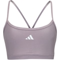 Top Fitness sem Bojo adidas Baixa Sustentação Latin Fit Solid Adulto LILAS