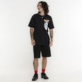 Camiseta HUF Manga Curta Dicey SS PRETO