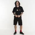 Camiseta HUF Manga Curta Junkyard Dog SS Pocket PRETO