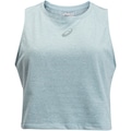 Blusa Regata Cropped Feminina ASICS Malha AZUL
