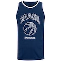Camiseta Regata do Brasil Masculina CBB Treino Basquete AZUL ESCURO