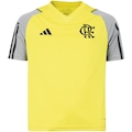 Camisa do Flamengo adidas Infantil Treino AMARELO CLARO