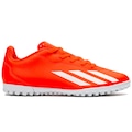 Chuteira Society Infantil adidas X Crazyfast 4 Club VERMELHO