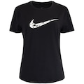 Camiseta Feminina Nike Manga Curta One Swsh Hbr SS PRETO