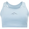 Top Fitness sem Bojo Nike Média Sustentação Dri-Fit Swoosh Outdoor Trail Adulto AZUL CLARO