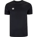 Camiseta Masculina Umbro Manga Curta Legacy PRETO