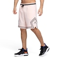 Bermuda Jordan Nike Masculina Dri-Fit Sport Diamond ROSA CLARO