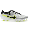 Chuteira de Campo Adulto Nike Tiempo Legend 10 Academy PRATA/PRETO