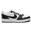 Tênis Infantil Nike Court Borough Low Recraft BRANCO/PRETO