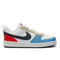 Tênis Infantil Nike Court Borough Low Recraft BRANCO/ROSA