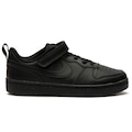 Tênis Nike Court Borough Low Recraft - Júnior PRETO/PRETO