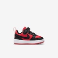 Tênis Infantil Nike Court Borough Low Recraft VERMELHO/PRETO