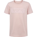 Camiseta Infantil ASICS Manga Curta Casual Cava Tradicional ROSA CLA/ROSA
