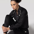 Conjunto de Agasalho Feminino ASICS Recortes Vivos PRETO
