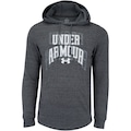 Blusão Masculino Under Armour com Capuz Rival Terr CINZA/BRANCO