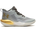 Tênis Under Armour Bankshot Masculino CINZA ESC/OURO