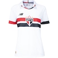 Camisa do São Paulo I 24 New Balance Feminina Torcedor BRANCO