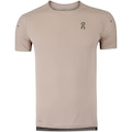 Camiseta Masculina On Running Manga Curta Performance-T MARROM CLA/MARROM