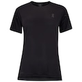 Camiseta Feminina On Running Manga Curta Performance T PRETO
