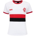 Camiseta do Flamengo Braziline Feminina Fern BRANCO