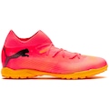 Chuteira Society Infantil Puma Future Match 7 MID ROSA