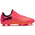 Chuteira de Campo Infantil Puma Future 7 Play ROSA