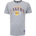 Camiseta do Los Angeles Lakers NBA Masculina City Name CINZA MESCLA