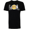 Camiseta do Los Angeles Lakers NBA Masculina City2City PRETO