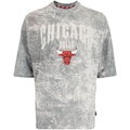 Camiseta do Chicago Bulls NBA Masculina Gothic Team CINZA ESCURO