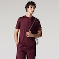 Camiseta Masculina Oxer Manga Curta Regulação Térmica VINHO