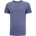 Camiseta Masculina Oxer Manga Curta Detalhes Selados AZUL