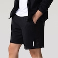 Bermuda Masculina Oxer Moletom Recorte PRETO