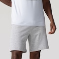Bermuda Masculina Oxer Moletom Recorte CINZA CLARO
