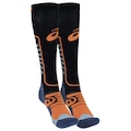 Meia de Compressão Cano Alto ASICS Adulto 34-38 PRETO/LARANJA CLA