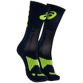 Meia Para Corrida Rally Crew 10k Cano Alto Tamanho 34-38 ASICS Adulto AZUL ESC/AMARELO CLA