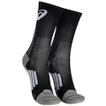 Meia Para Corrida Rally Crew 5k Cano Alto Tamanho 39-44 ASICS Adulto PRETO/BRANCO