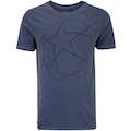 Camiseta UEFA Champions Masculina Lavada AZUL ESCURO