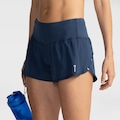 Short Feminino Oxer Duplo Selado II Bolso Seguro AZUL ESCURO