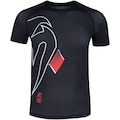 Camiseta Masculina Venum Manga Curta Rashguard Black Belt Dark PRETO