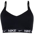 Top Fitness com Bojo Nike Baixa Sustentação Dri-Fit Indy SPT BRA PRETO